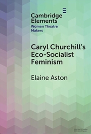 Buy Caryl Churchill'S Eco-Socialist Feminism