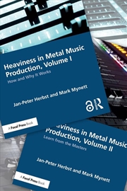 Buy Heaviness In Metal Music Production Volumes I And Ii