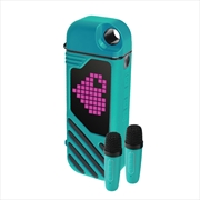Buy Laser Ultimate Portable Karaoke Speaker with LED Display and 2 wireless Mic - Aquatic Awe