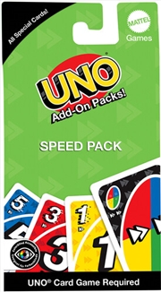 Buy Mattel Games - Uno Add-On Packs, Speed Pack