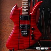 Buy Axe Heaven Slash B.C. Rich 1979 Red Stained Mockingbird Mini Guitar Replica Collectible SL-164