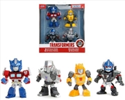 Buy Jada Toys - Transformers  - MetalFigs - 2.5" Diecast Figure 4-Pack (Bumblebee, Optimus Prime, Megatr
