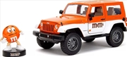 Buy Jada Toys - 1:24 M&M's - '07 Jeep Wrangler with Orange Figure