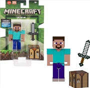 Buy Mattel - Minecraft 3.25'' Steve Figure with Accessories