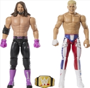 Buy Mattel Collectible - WWE Main Event Showdown "The American Nightmare" Cody Rhodes vs. AJ Styles Acti