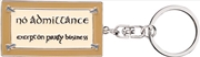 Buy WETA Workshop - The Lord of the Rings Trilogy - No Admittance Sign Enamel Keyring