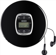 Buy Jensen CD-60R-BT Portable CD Player Bluetooth FM Radio 60 Second Anti-skip (Black)