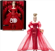 Buy Mattel Collectible - Barbie Signature Mattel 80th Anniversary Doll Blonde