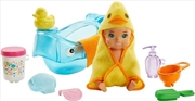 Buy Mattel - Barbie Skipper Babysitters Inc. Feeding and Bath-Time Playset, with Duck Towel