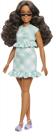 Buy Mattel - Barbie Fashionista, Green Gingham