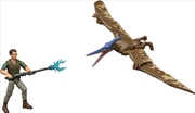 Buy Mattel - Jurassic World: Rebirth Dr. Henry Loomis & Pteranodon Action Figure 2-Pack
