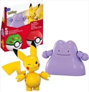 Buy MEGA BLOKS - Pokemon: 2-Pack Poke Ball, Pikachu & Ditto, 42 Piece Buiding Toy Set