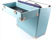 Buy GPO Retro SWB18BLU 12" Vinyl Record Case 35 Count Capacity with Removable Lid - Blue