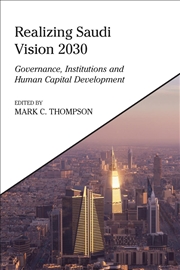 Buy Realizing Saudi Vision 2030: Governance, Institutions and Human CapitalDevelopment