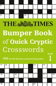 Buy The Times Bumper Book of Quick Cryptic Crosswords Book 1