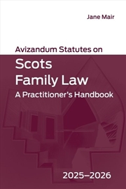 Buy Avizandum Statutes on Scots Family Law