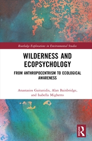 Buy Wilderness and Ecopsychology