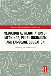 Buy Mediation as Negotiation of Meanings, Plurilingualism and Language Education