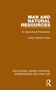 Buy Man and Natural Resources