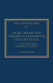 Buy Music, Books and Theatre in Eighteenth-Century Exton
