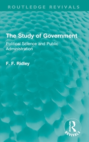 Buy The Study of Government
