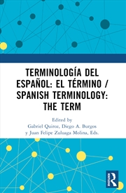 Buy Terminología del espanol: el termino / Spanish Terminology: The Term