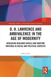 Buy D. H. Lawrence and Ambivalence in the Age of Modernity