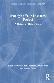 Buy Managing Your Research Project