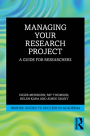 Buy Managing Your Research Project
