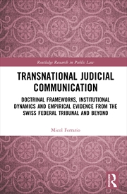 Buy Transnational Judicial Communication