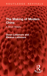 Buy The Making Of Modern China