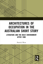 Buy Architectures Of Occupation In The Australian Short Story