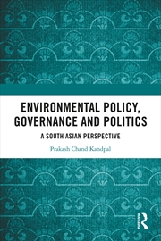 Buy Environmental Policy, Governance And Politics