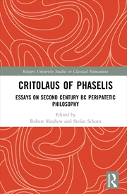 Buy Critolaus Of Phaselis