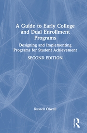 Buy A Guide To Early College And Dual Enrollment Programs