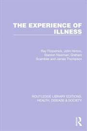 Buy The Experience Of Illness