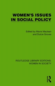 Buy Women's Issues in Social Policy