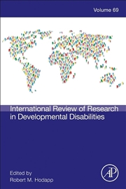 Buy International Review Research In Developmental Disabilities : Volume 69