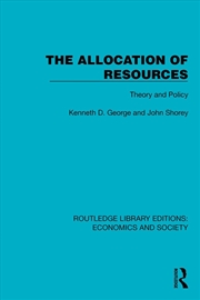 Buy The Allocation of Resources