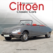 Buy Citroen Classic Cars Calendar 2026 Square Car Wall Calendar - 16 Month