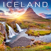 Buy Iceland Calendar 2026 Square Travel Wall Calendar - 16 Month