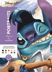 Buy Mystery Colouring - Portraits : Reveal Iconic Disney Characters With Colour By Number