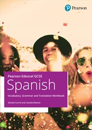 Buy Pearson Edexcel Gcse Spanish Vocabulary, Grammar And Translation Workbook