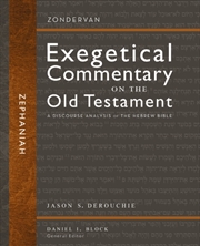 Buy Zephaniah : A Discourse Analysis Of The Hebrew Bible