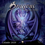 Buy Dragons By Anne Stokes Wall Calendar 2026 (Art Calendar)