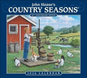 Buy John Sloane'S Country Seasons® 2026 Deluxe Wall Calendar : 40Th Anniversary Ed.