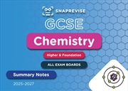 Buy Snaprevise Gcse Chemistry Summary Notes