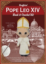 Buy Unofficial Pope Leo XIV Book and Crochet Kit