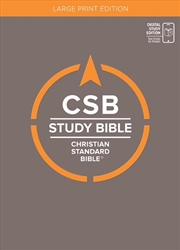 Buy Csb Study Bible, Large Print, Digital Study Edition, Hardcover