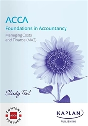 Buy Managing Costs And Finance - Study Text
